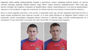 Vasas Fc akademisták szerződése Varga Endre ideje alatt